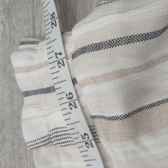 Crepe Palazzo Elastic Waist wide leg Striped Pants Cruise I.N. Studio Womens 3X - Picture 11 of 11